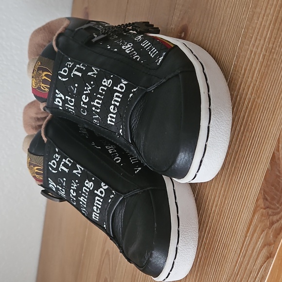 L.A.M.B. Gwen Stefani Y2K Rolling In Cashmere Black Shoes 7.5 Royal Elastics EUC - Picture 7 of 14